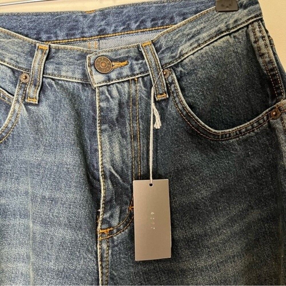 6397 NWT Slim Skinny Jeans Women’s Size 26 Clean Dark High Rise Italian Denim - Picture 13 of 15
